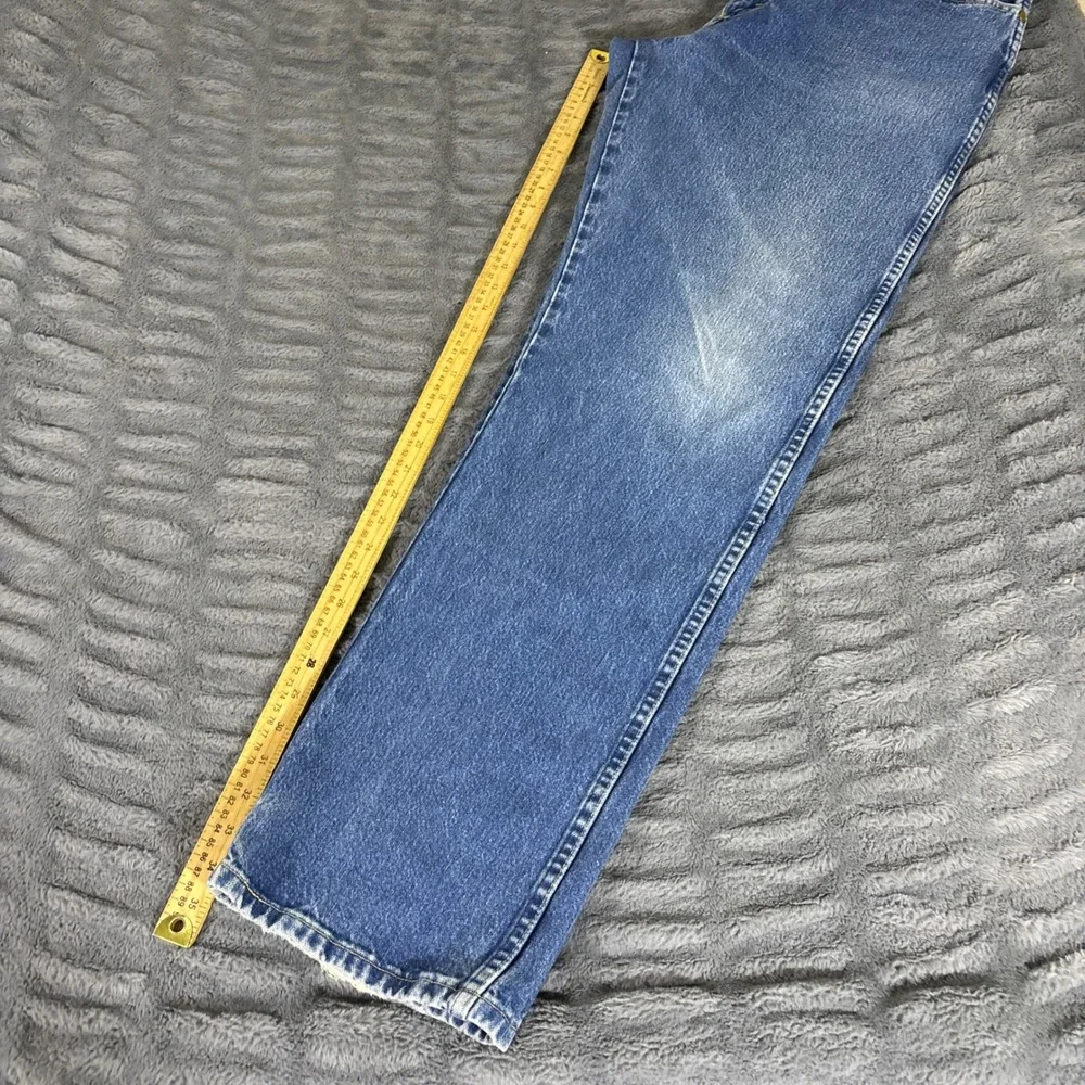 Wrangler George Strait Relaxed Fit Jeans Mens 38x36 Blue Straight Leg AR474